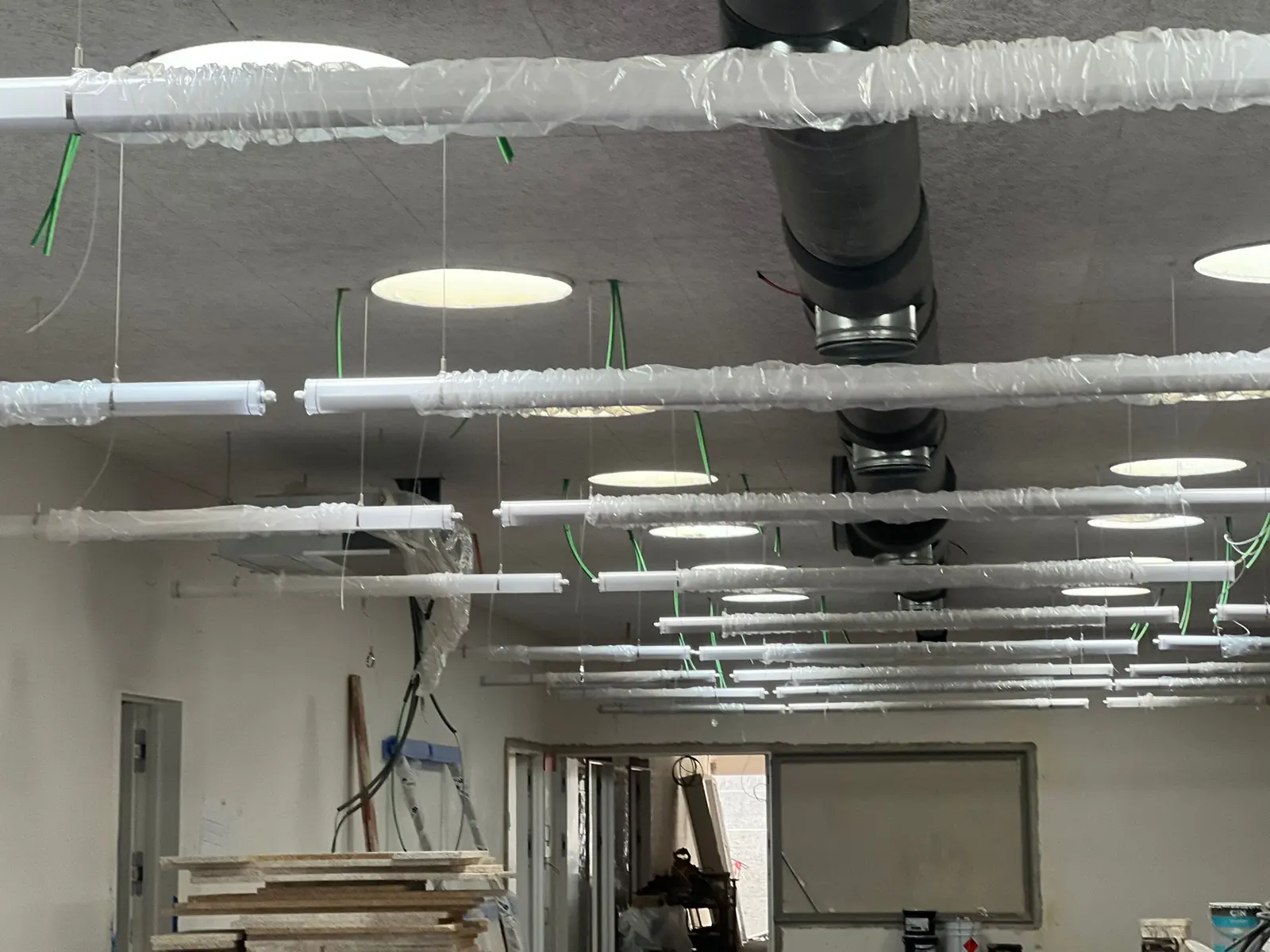 Sala em obra
